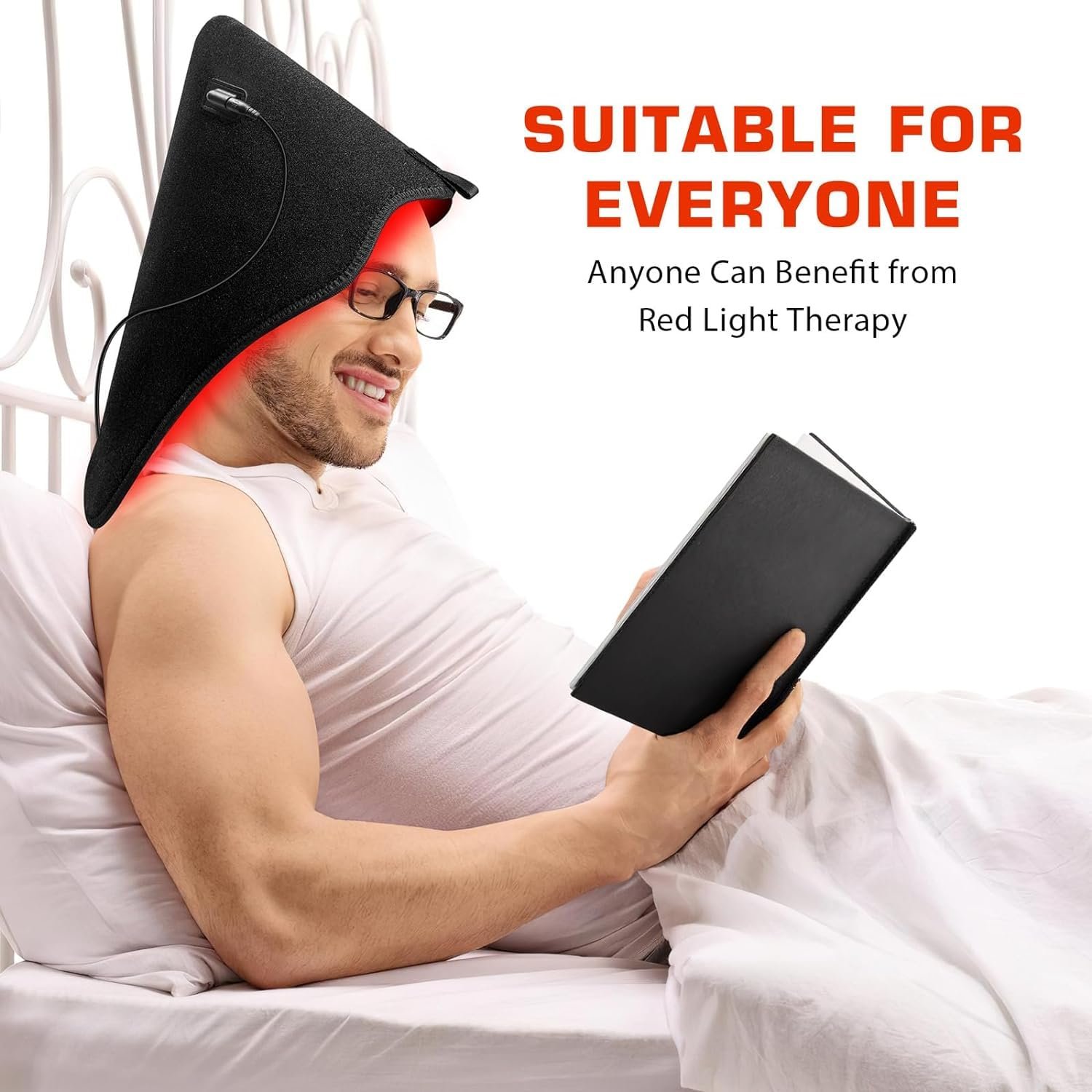 Red light therapy foot wrap for feet and ankles