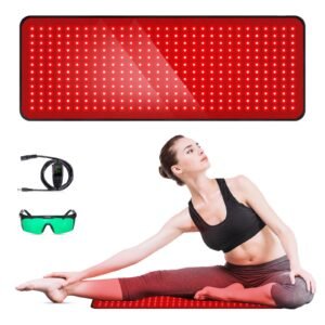 red light therapy pad with 660nm and 850nm dual wavelengths for body use