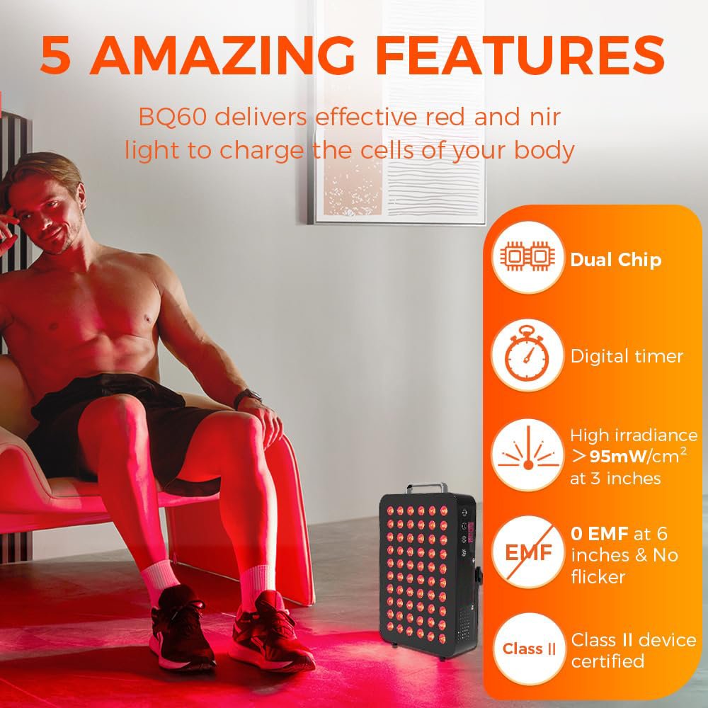 Red light therapy panel 660nm 850nm high power LED device